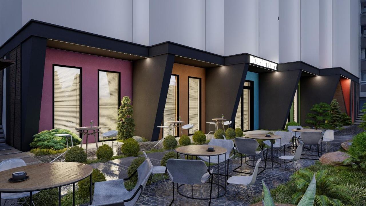 Mega Hostel Sarande Bagian luar foto