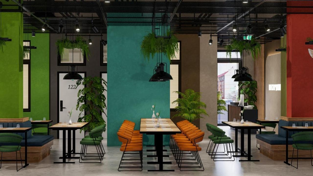 Mega Hostel Sarande Bagian luar foto